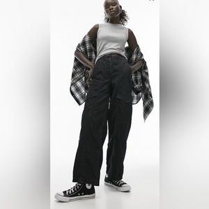 Topshop Petite Cord Utility Pants